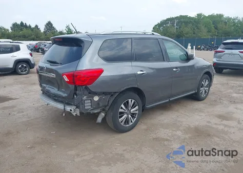 2018 Nissan Pathfinder S z USA, uszkodzony, nr VIN 5N1DR2MM5JC673748